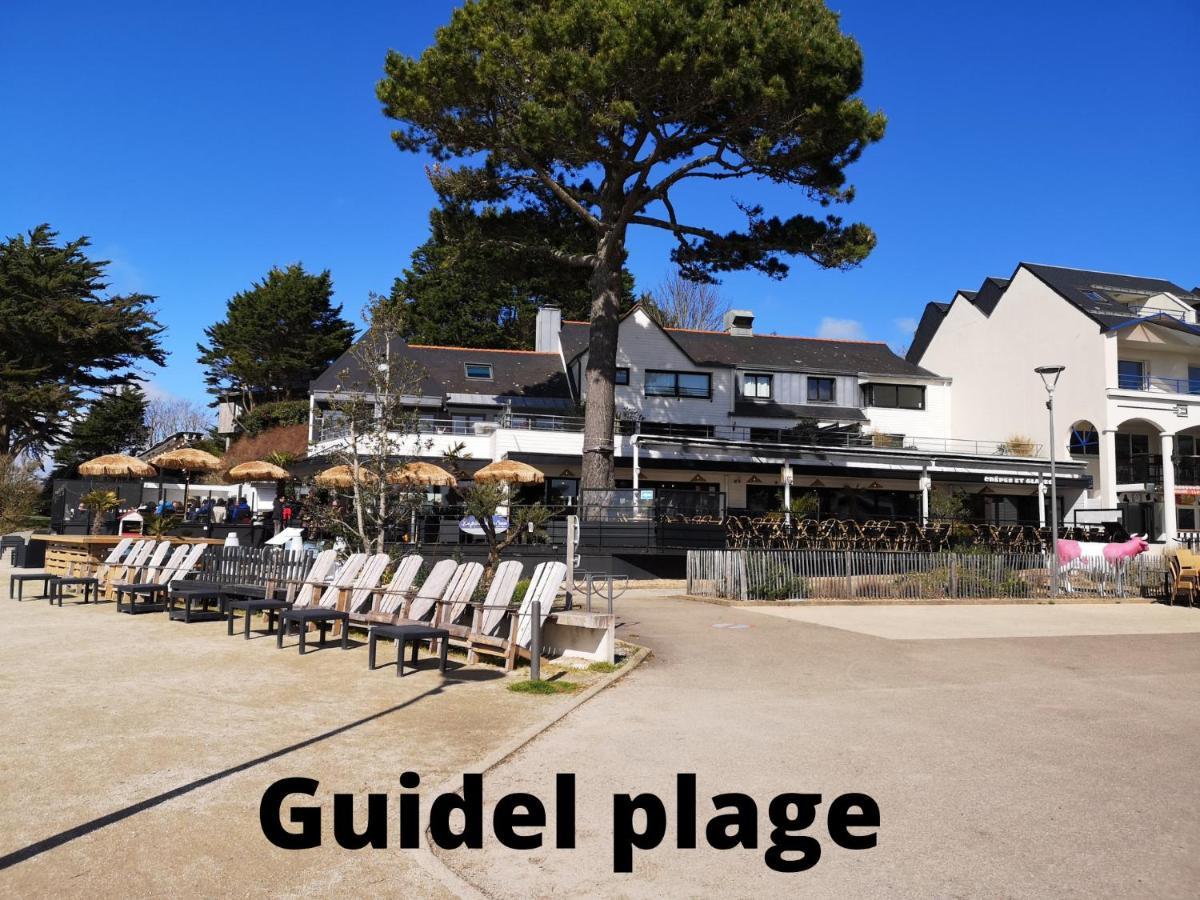 Maisonnette T2 Bord De Mer Guidel Plage Kültér fotó